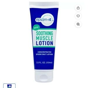 Epsom-It Soothing Muscle Epsom Salt Lotion Tube, 3.5 Oz